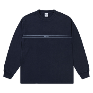 Palace Pigment Font Long-Sleeve 'Navy'