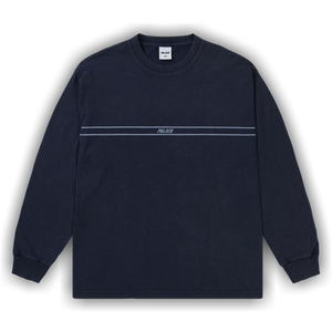 Palace Pigment Font Long-Sleeve 'Navy'