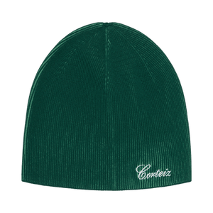 Corteiz 2 Tone Ribbed Knit Beanie 'Green'