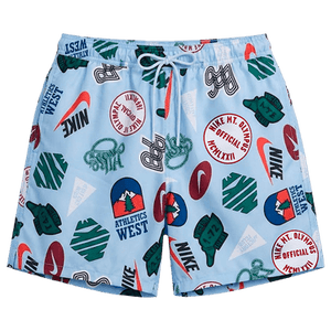 Nike Club Shorts With Flow Print 'Blue/Multicolor'