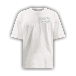 Nike T-Shirt 'Summit White/Wolf Grey'