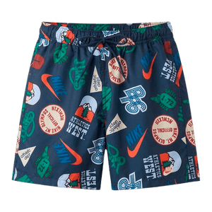 Nike Club Shorts With Flow Print 'Navy/Multicolor'