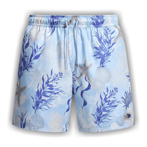 Nike Flow Shorts 'Celestine Blue/Moon Particle'