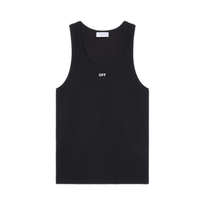 Off-White Rib Tanktop 'Black'