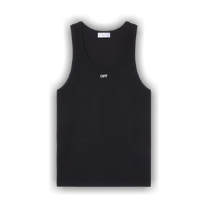 Off-White Rib Tanktop 'Black'