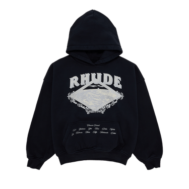 Rhude Dakar Convoy Hoodie 'Black/Silver'