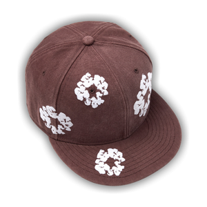 Denim Tears Cotton Wreath New Era 59FIFTY Canvas Fitted Cap 'Brown'
