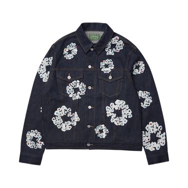 Denim Tears Studded Cotton Wreath Denim Jacket 'Selvedge'