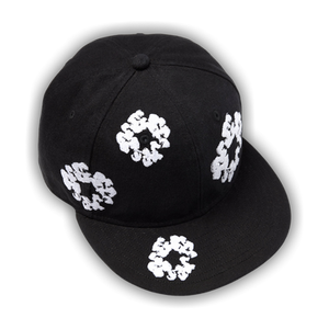 Denim Tears Cotton Wreath New Era 59FIFTY Canvas Fitted Cap 'Black'