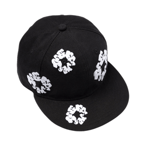 Denim Tears Cotton Wreath New Era 59FIFTY Canvas Fitted Cap 'Black'