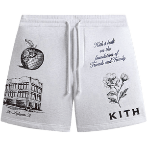 Kith New York To The World Curtis Short 'Light Heather Grey'