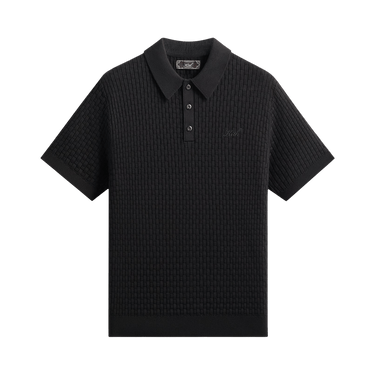 Kith Basket Weave Tilden Polo 'Black'