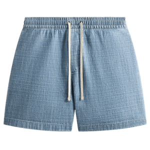 Kith Textured Indigo Weave Cayden Short 'Light Indigo'