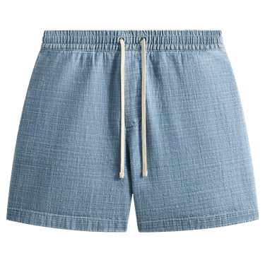 Kith Textured Indigo Weave Cayden Short 'Light Indigo'