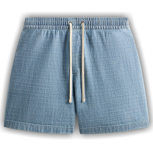 Kith Textured Indigo Weave Cayden Short 'Light Indigo'