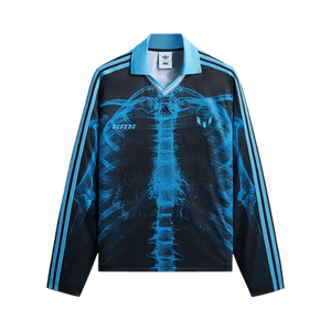 Kith x Messi For Adidas Skeleton Goalkeeper Long Sleeve Tee 'Black/Blue'