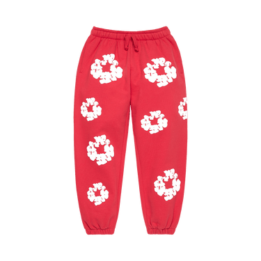 Denim Tears Cotton Wreath Sweatpants 'Red'