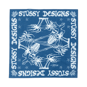 Stussy Surf Joker Bandana 'Blue'