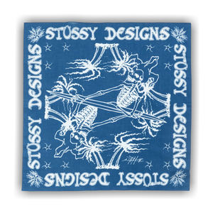 Stussy Surf Joker Bandana 'Blue'