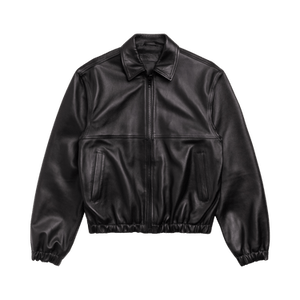 Stussy Leather Work Jacket 'Black'