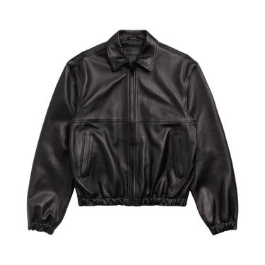 Stussy Leather Work Jacket 'Black'