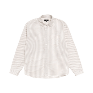 Stussy Standard Shirt 'Natural Stripe'