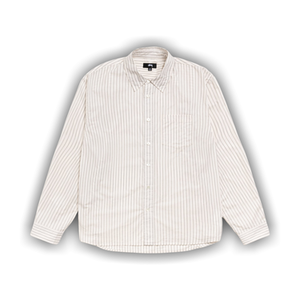 Stussy Standard Shirt 'Natural Stripe'