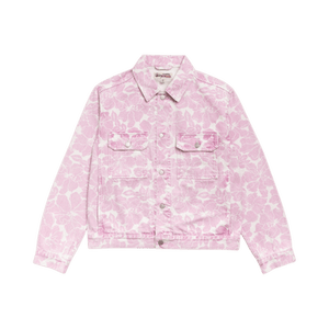 Stussy Denim Trucker Jacket 'Pink Hawaiian'