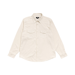 Stussy Cotton Silk Western Shirt 'Off White'