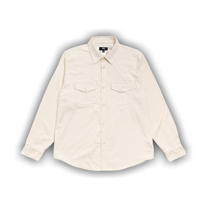 Stussy Cotton Silk Western Shirt 'Off White'