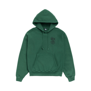 Stussy Summer Classics Hoodie Garment Dyed 'Pine'