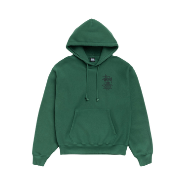 Stussy Summer Classics Hoodie Garment Dyed 'Pine'