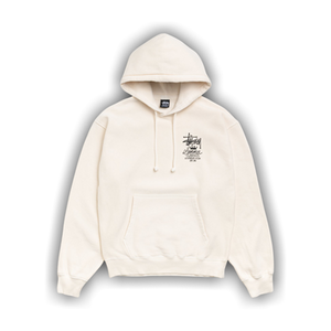 Stussy Summer Classics Hoodie Garment Dyed 'Bone'