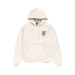Stussy Summer Classics Hoodie Garment Dyed 'Bone'