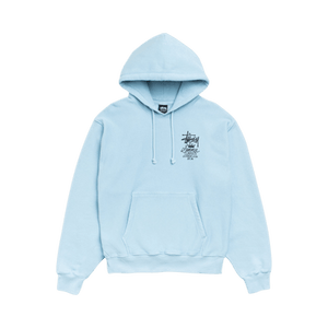 Stussy Summer Classics Hoodie Garment Dyed 'Sky Blue'