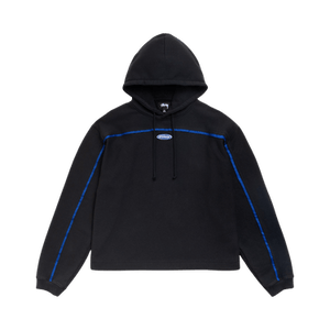 Stussy Oval Pullover Hoodie 'Black'