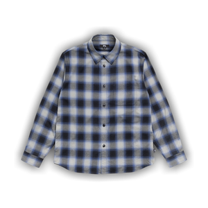 Stussy Beach Ombre Plaid Shirt 'Black'
