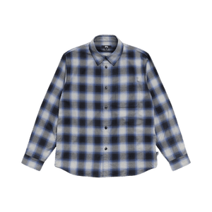 Stussy Beach Ombre Plaid Shirt 'Black'