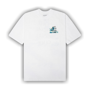 Anti Social Social Club Tonkatsu' The Great Wave Tee 'White'
