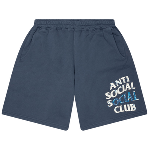 Anti Social Social Club Tonkatsu' Boro Wave Shorts 'Indigo'