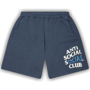Anti Social Social Club Tonkatsu' Boro Wave Shorts 'Indigo'