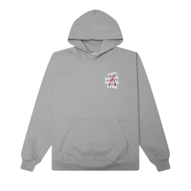 Anti Social Social Club Cancelled' Hand Painted Hoodie 'Grey'