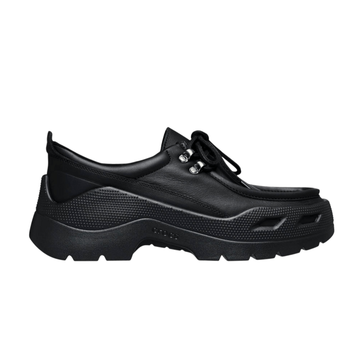 Crocs Gallery Leather Shoe 'Black' 215005 060