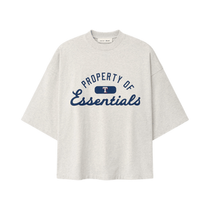Fear of God Essentials Rangers Merch Tee 'Oatmeal Heather'