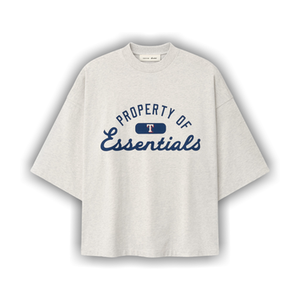Fear of God Essentials Rangers Merch Tee 'Oatmeal Heather'