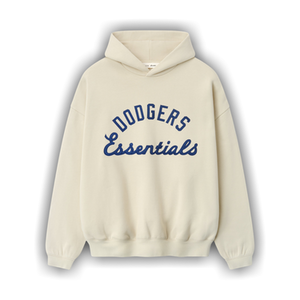 Fear of God Essentials Dodgers Sport Hoodie 'Oat'