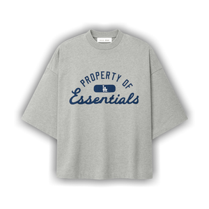 Fear of God Essentials Dodgers Merch Tee 'Concrete Heather'