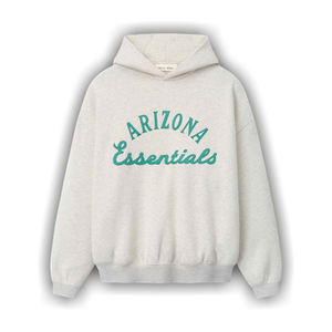 Fear of God Essentials Diamondbacks Sport Hoodie 'Oatmeal Heather/ Light Heather Rib'