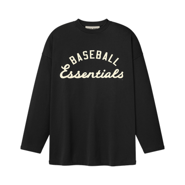 Fear of God Essentials Mlb Boxy Long-Sleeve Tee 'Black'