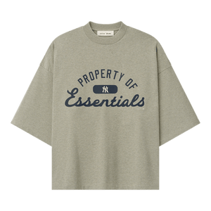 Fear of God Essentials Yankees Merch Tee 'Seal Heather'